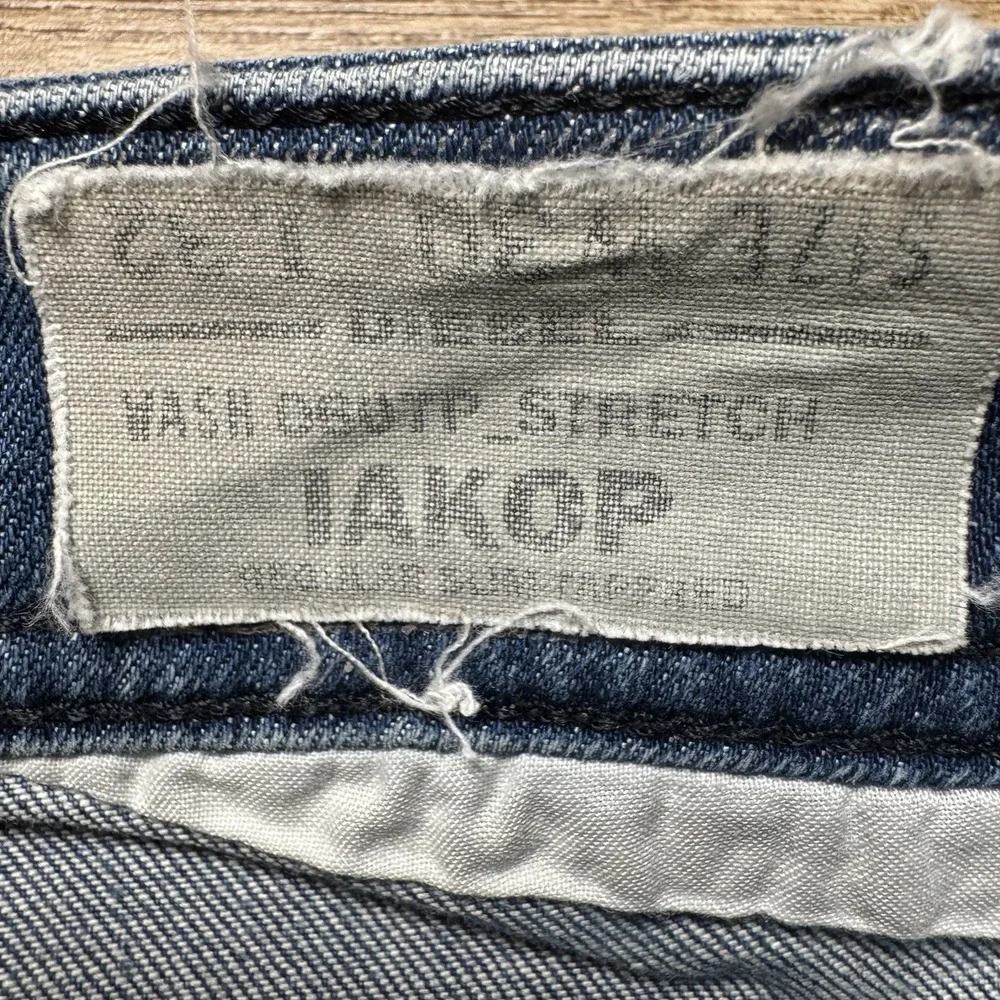Diesel Iakop Jeans Mens 32x32 Blue Distressed Slim Tapered Stretch Denim 060TP